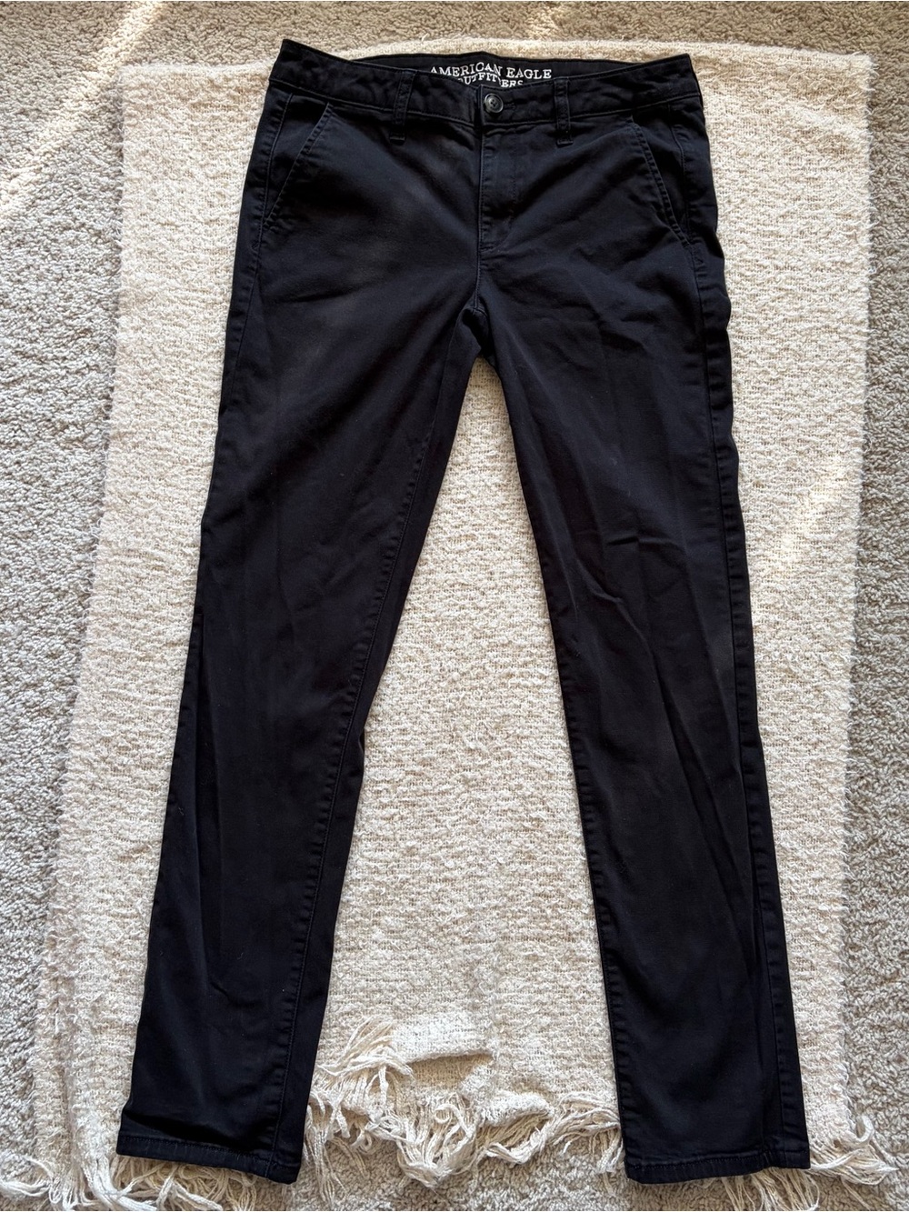 American Eagle Black Khaki Pants